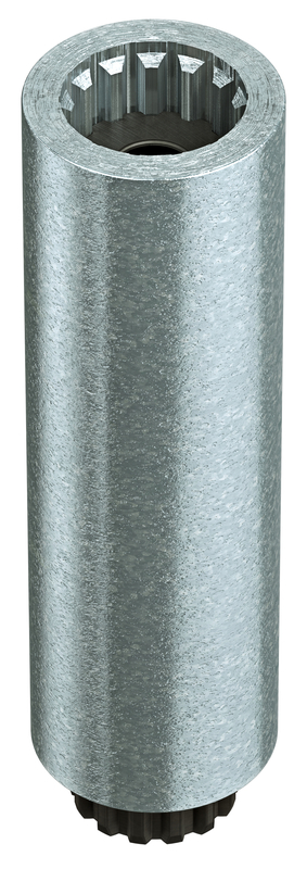 lawn mower blade nut, spline shaft sleeve, metal cylinder, gear spacer, spindle bushing