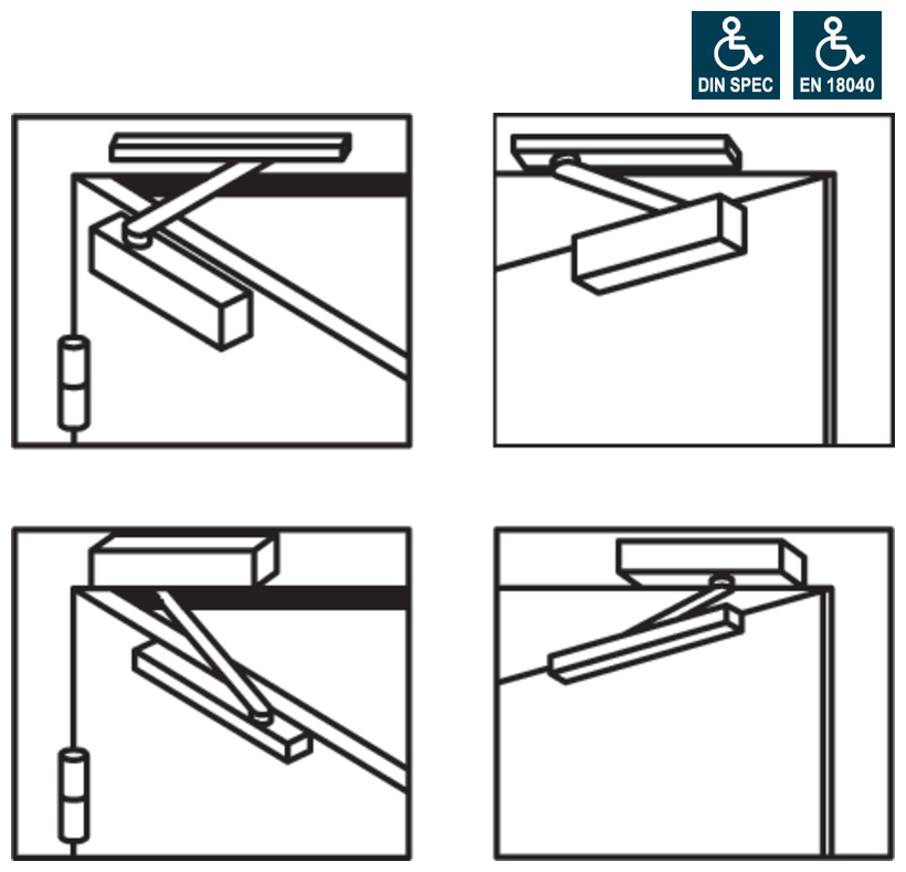 Dachscharnier, Abdeckung, Mechanismus, Haken, Stift