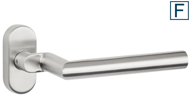 Klinke, Türdrücker, Edelstahl, Matt, Stabgreifer