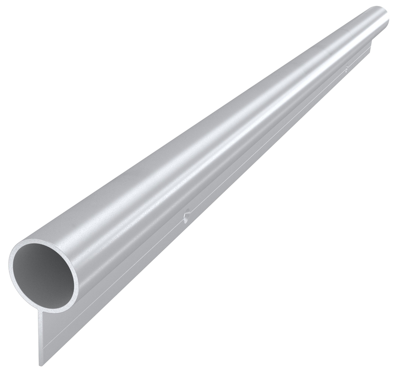 Rohr, Aluminium, Rundrohr, Kernmaterial Aluminium, Silber