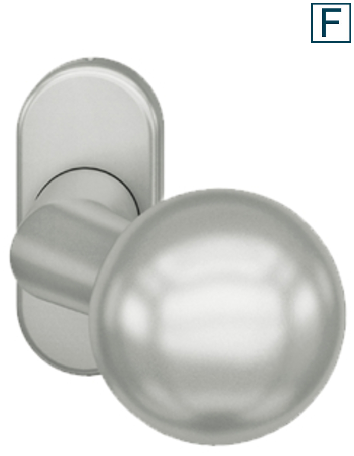 Türknauf, Türknopf, Metallknopf, Griff, runder Knopf