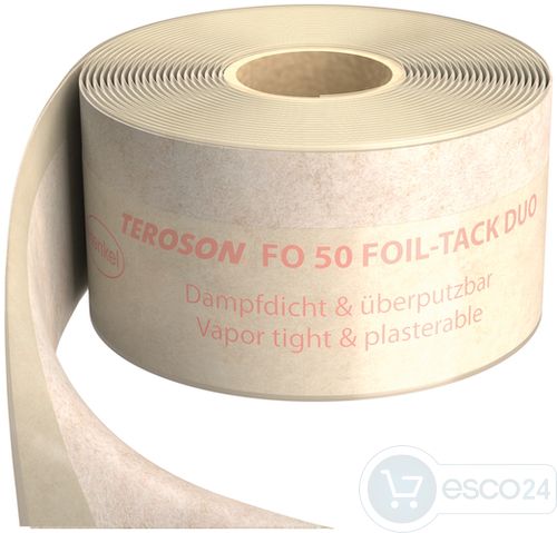 TEROSON FO 50 FOIL-TACK DUO wechselseit. selbstkl., Rolle 60 m x 150 mm