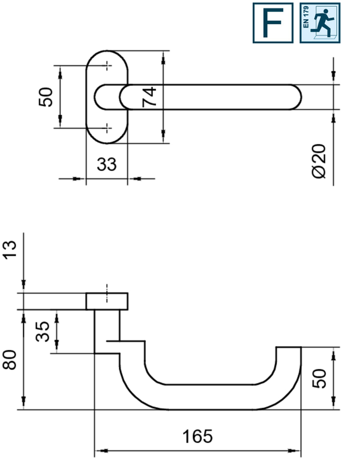 Türgriff, Hebel, Beschläge, Türöffnung, Rohrstange