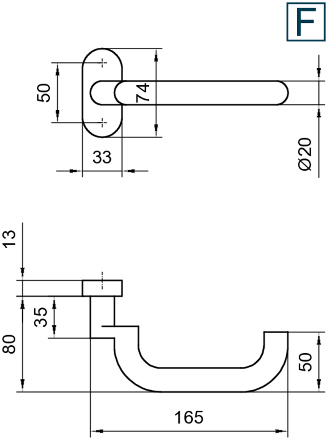 Türgriff, Türdrücker, Griffplatte, Montagefl?äche, Hol?z?