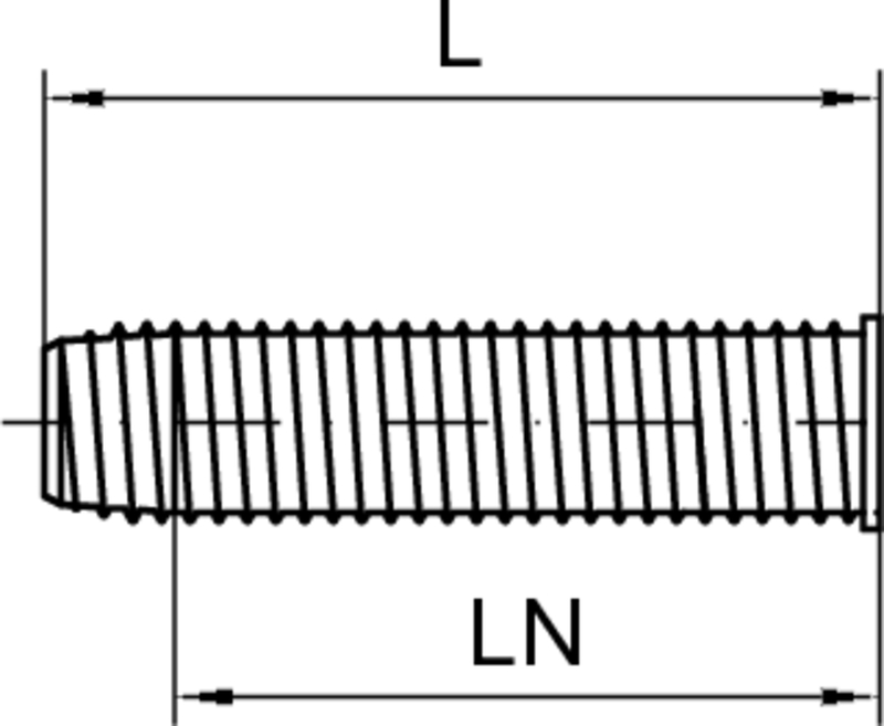 threaded bolt, schraube, spiraleneingriff, bearbeitetes Teil, Metallbefestigung