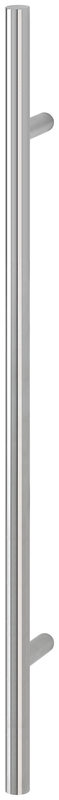 HOPPE Stangengriff E5011 gerade Stützen m. Bef. 11 BA=700, l=1000, d=30, Edelstahl matt (F69)