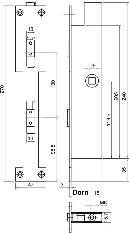 Geräteschloss, Türschloss, Einbau­schloss, Elektronikschloss, Schieberverschluss
