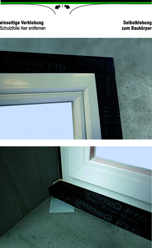 Kunststofffenster, Fensterrahmen, Dichtband, Selbstklebend, Dämmung