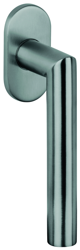 Türgriff, Metall, Hebel, gebürstet, Silber