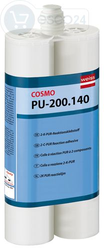 COSMO PU-200.140, 2-K-PUR-Mont.Klebstoff 620 ml TD Kartusche 900g beige VE10