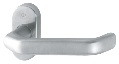 HOPPE Türdrücker Liverpool FS-E1313G/55 VK=9mm, Edelstahl matt (F69) Griff, Griff,