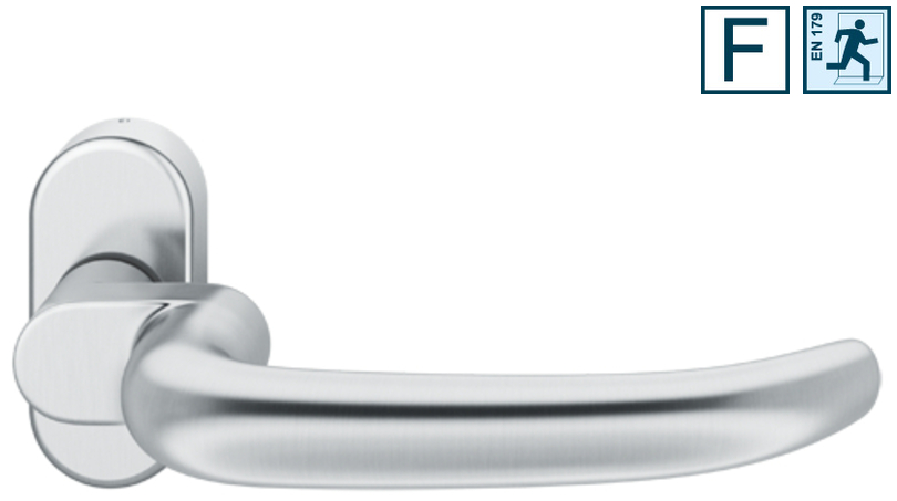 Türdrhandle, Türdrhang, Schlosswalze, Metall, Edelstahl