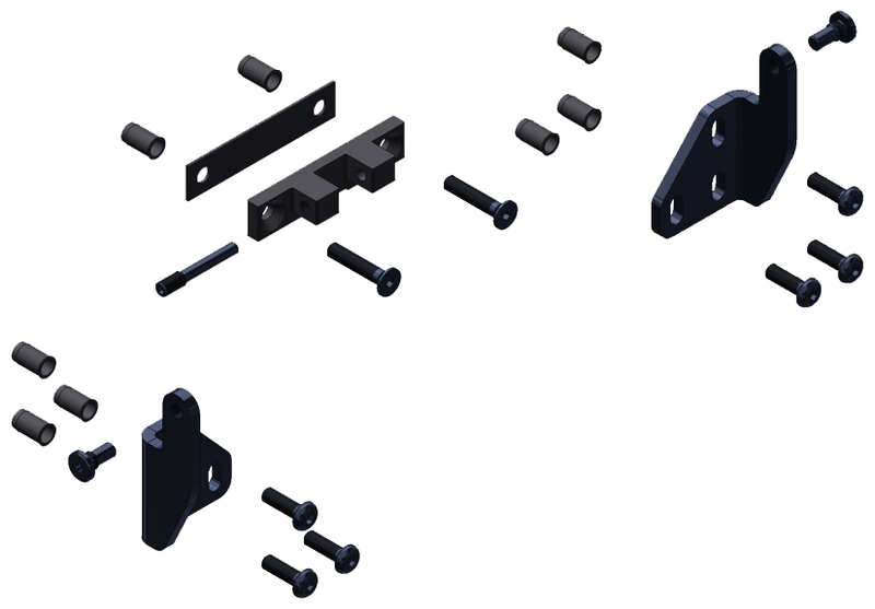 Befestigungsgarnitur KM40II FM einw. ROH / A2