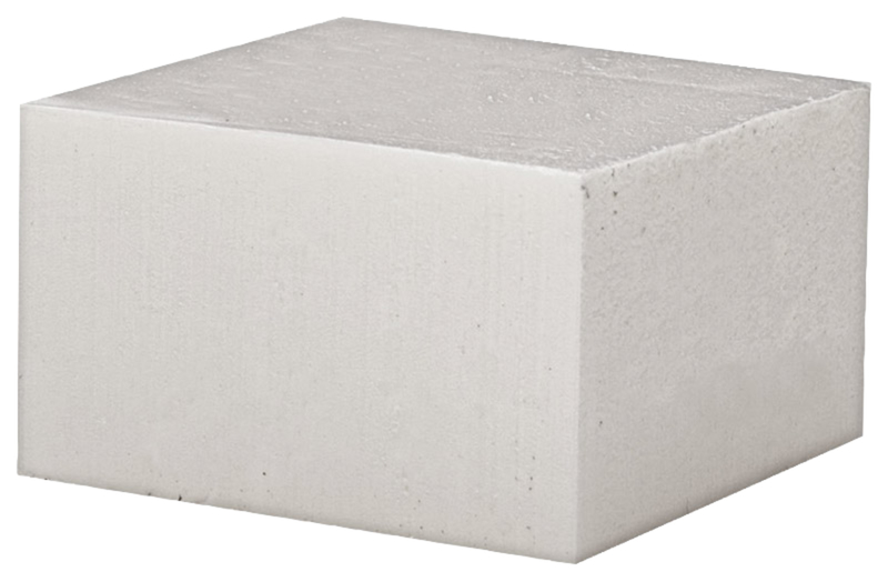 Schaumstoffblock, Styroporblock, weißer Block, Schwammblock, Baustoff-Block