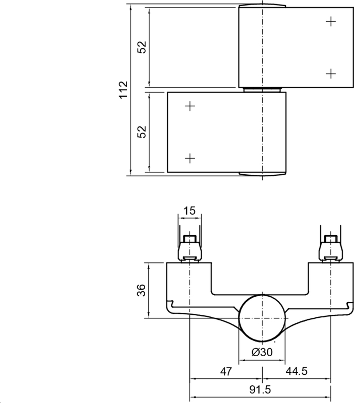 L-Forme Halter, Wandhalterung, U-Bock Halter, Bauteil, Technische Zeichnung Abmessungen