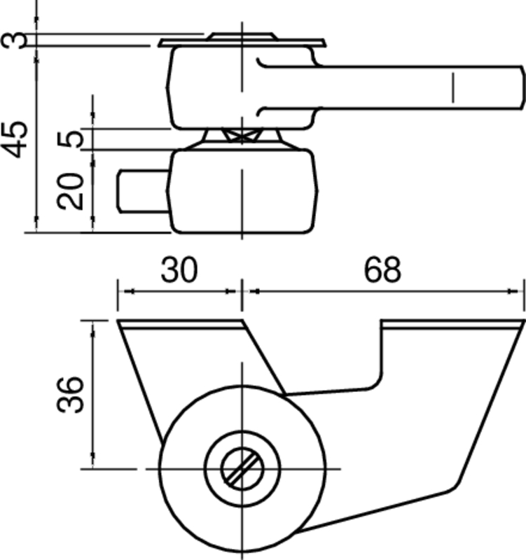 Ventilkralle, Rohrventil, Spindel, Armatur, Wascharmatur