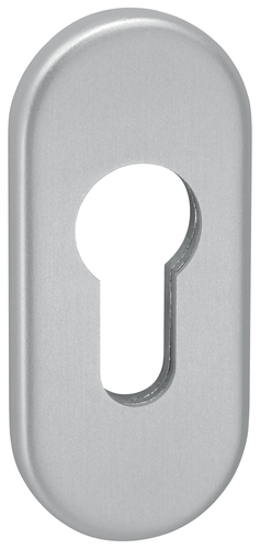 esco BASIC Schiebe-Schlüsselrosette 0468 h=6mm, oval, PZ, Alu EV1 esco BASIC Schiebe-Schlüsselrosette 0468 h=6mm, oval, PZ, Alu EV1