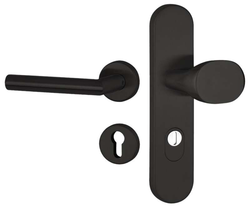 Türgriff, Türdrücker, Schnellspanner, Rundgriffe, Schwarze Beschläge