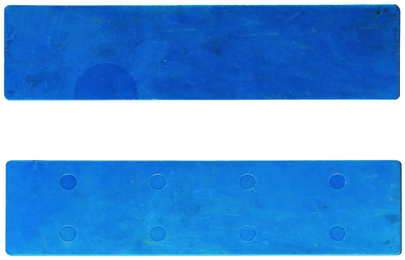 blau, Gummi, Teller, zweiteilig, strukturierte Oberfläche