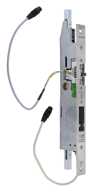 elektrische Türverriegelung, elektrischer Anschlag, Panstrockenes Türschloss, Metallgehäuse, Kabelmontage
