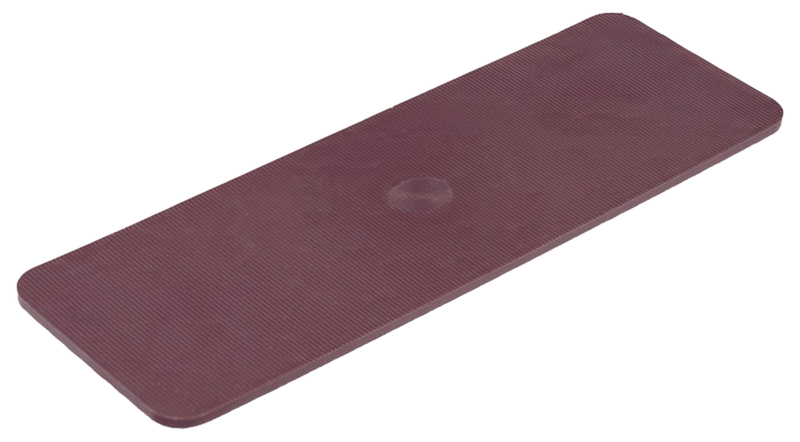 greenteQ Unterlegplatten  180x60x3, rot, VE250