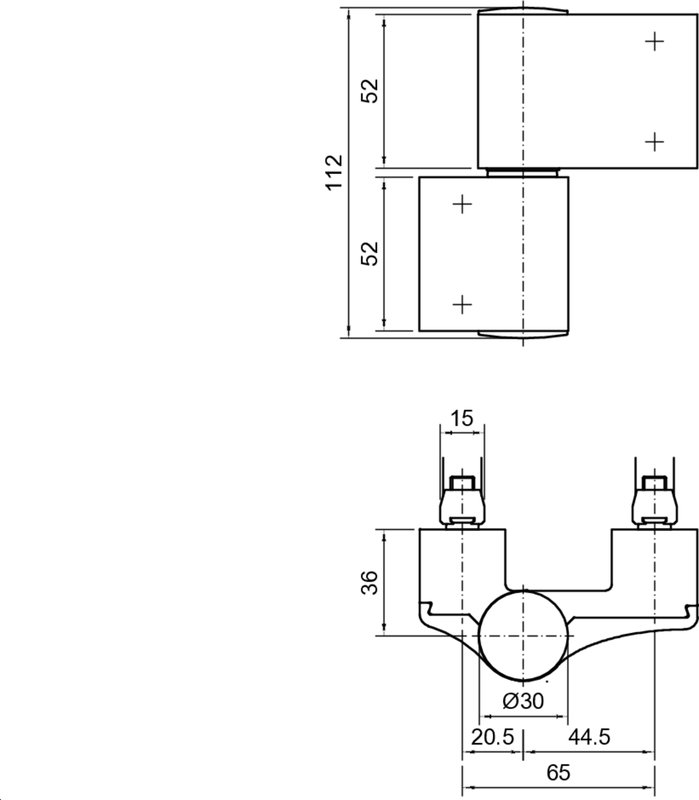 toilet-tub-spout, badearmatur, ventilbaugruppe, abmessungen-52-52, sanitär-ventil