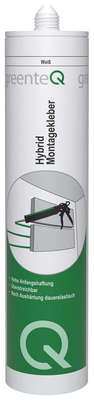 Hybrid, Montagekleber, Klebemittel, White, Q-System