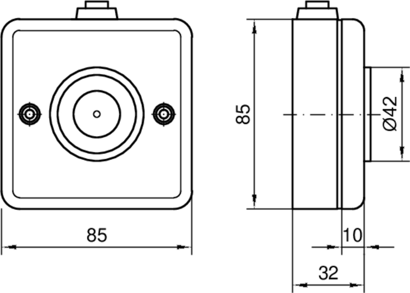 rechteckige halo, Wandlampe, Spotlight, LED-Licht, Einbauleuchte