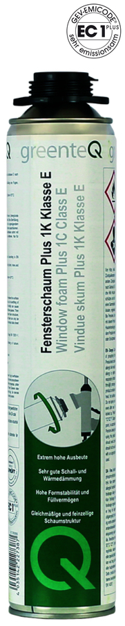 Pfanddose, Schaum 1K, Wasserbasierte Schaumdose, Fensterreiniger, Kammer-Dose