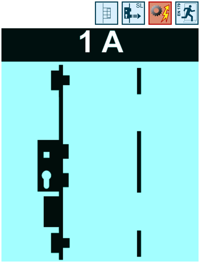 Seitenschalter, Schloss, Türschloss, Schließmechanismus, Klinke