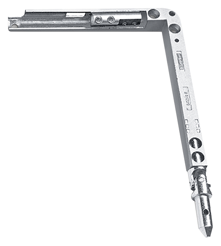 GEZE Eckumlenkung mit Getriebe FZ 90 für OL 90 DIN R verzinkt Klammer, Klammer,