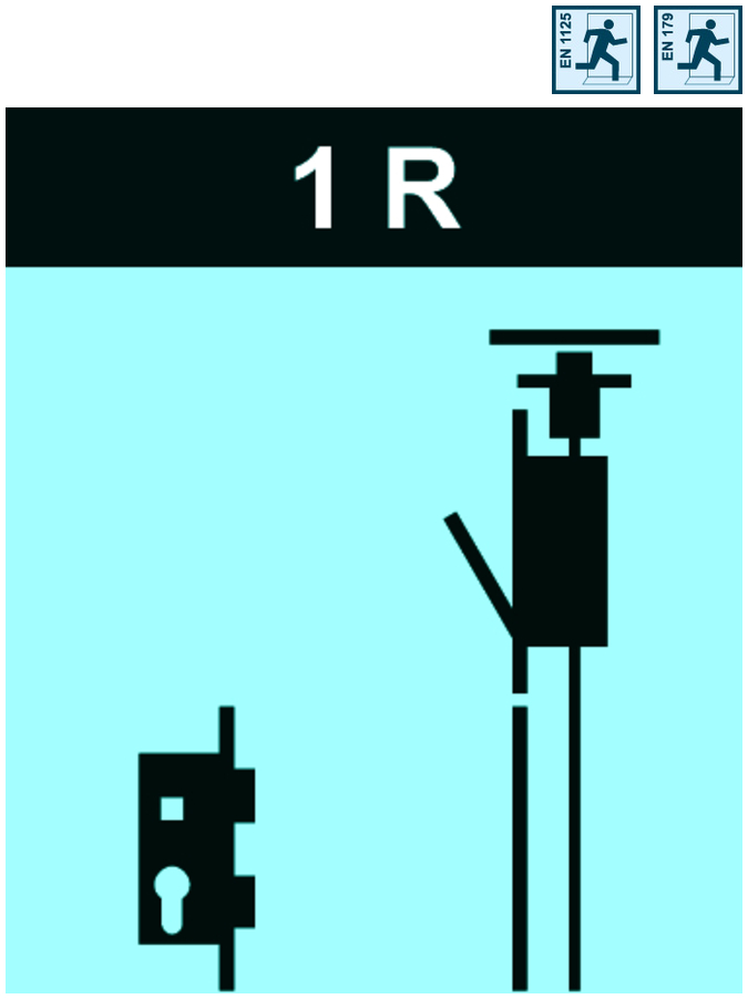 Sicherheitszeichen, Toilette, Barrierefrei, Notruf, Verschluss