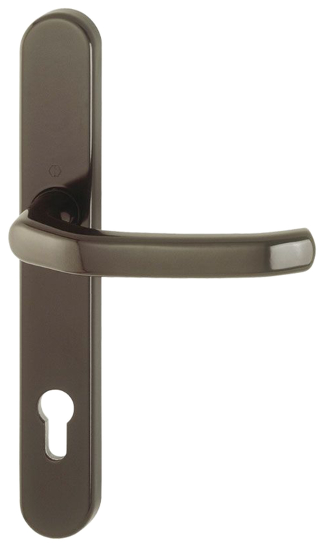 Türgriff, Klinkengriff, Schlüsselloch, Metall finish, innentürgriff