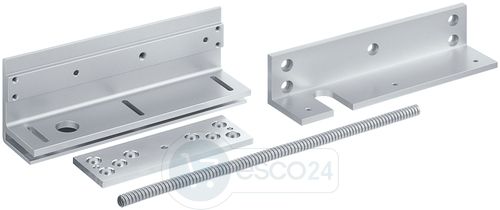 GEZE MA 500 Haltemagnet Montageset Bandseite, silber