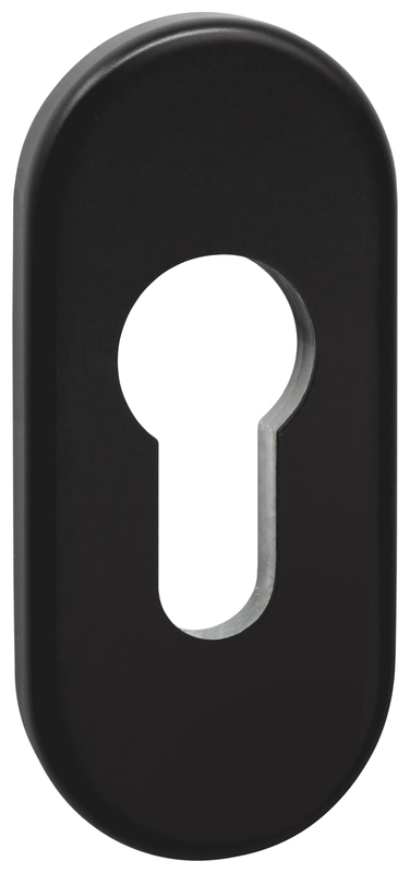Türschlitzabdeckung, Schlossrosette, Randabdeckung, Keyhole-Plate, Türbeschlag