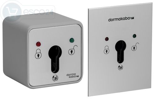 dormakaba ST 32 DCW Schlüsseltaster  UP, vorgerichtet für PHZ, Blende silber