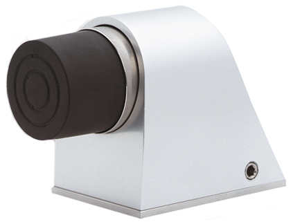 geared knob, bearing housing, pivot, metal bracket, black knob