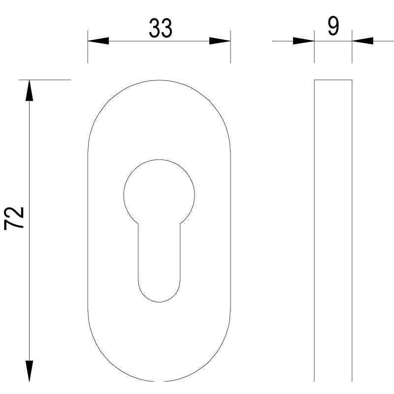 Schloss, Sperre, Mechanismus, Zylinder, Maße