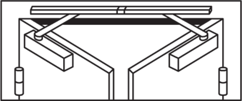 Garage-Torheber, Spannvorrichtung, Metallstange, Piston, Werkzeug