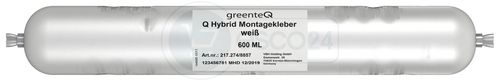greenteQ Hybrid Montagekleber 600ml weiß, VE12