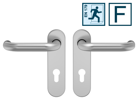 Türgriff, Türdrücker, Doppelgriff, Aluminium, Edelstahl