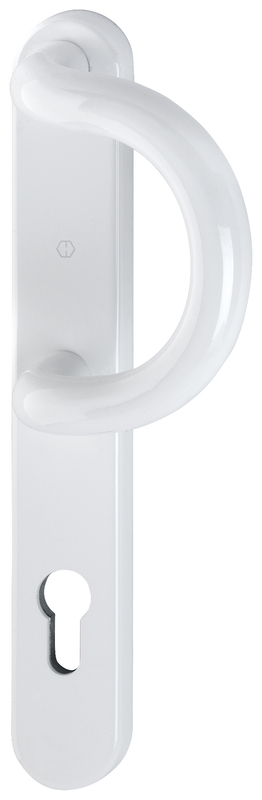 door handle, Lever, Weiß, Schlüsselloch, metallischer Look
