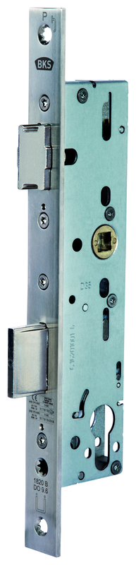 Türschloss, Türschloss-Zylinder, Elektronisches Schloss, Schließblech, Metalloberfläche