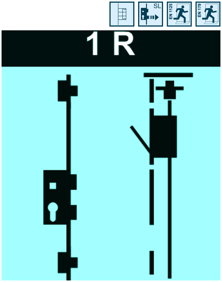 FT-MFV-Set systeQ-M-SL-ESC-1R Fkt.E 2flg.
