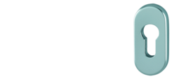 HOPPE Schiebe-Schlüsselrosette 55S-SR h=14mm, oval, PZ, F9016 (Alu weiß)