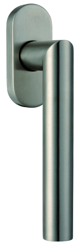 Türdrücker, Hebel, Edelstahl, Metallisch, Montageplatte