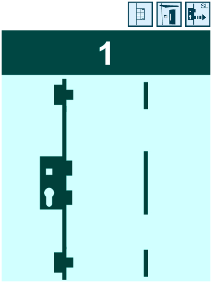 HT-MFV-Set systeQ-M-SL-1 1flg. einw.