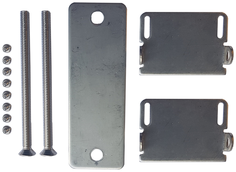 bolts, screws, metal plates, hangerset, wandhalterung