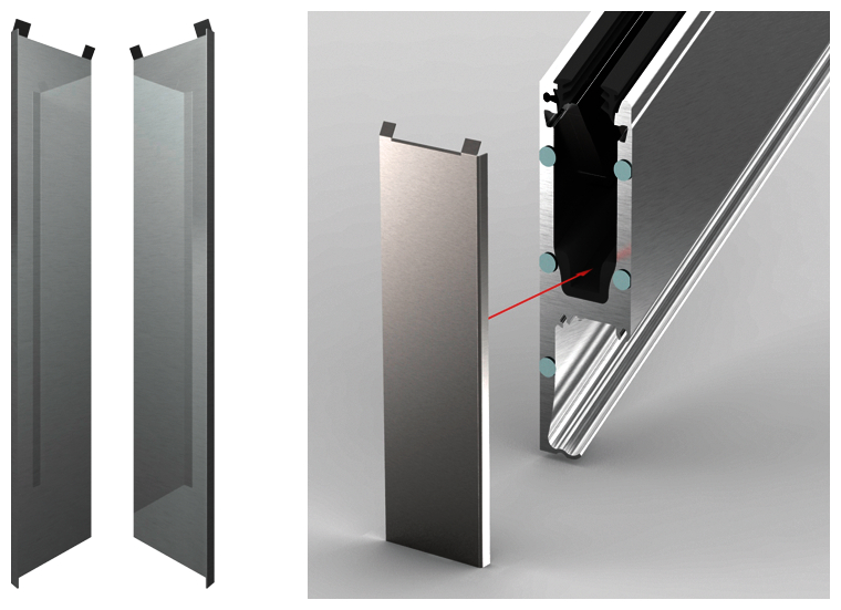 Aluminium, Tür, Aluminium, Tür, Aluminium, Tür,