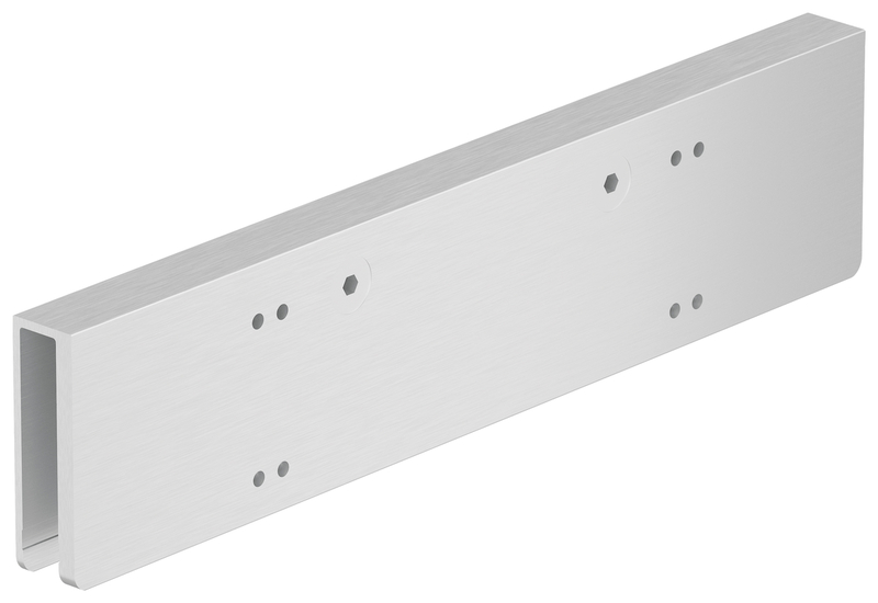 Aluminiumhalterung, U-Profil, Kanal, Metallgehäuse, Montageplatte